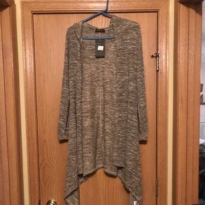 NWT REBORN knee length hooded cardigan